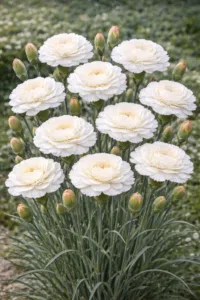 Œillet caryophylle Triomphe blanc